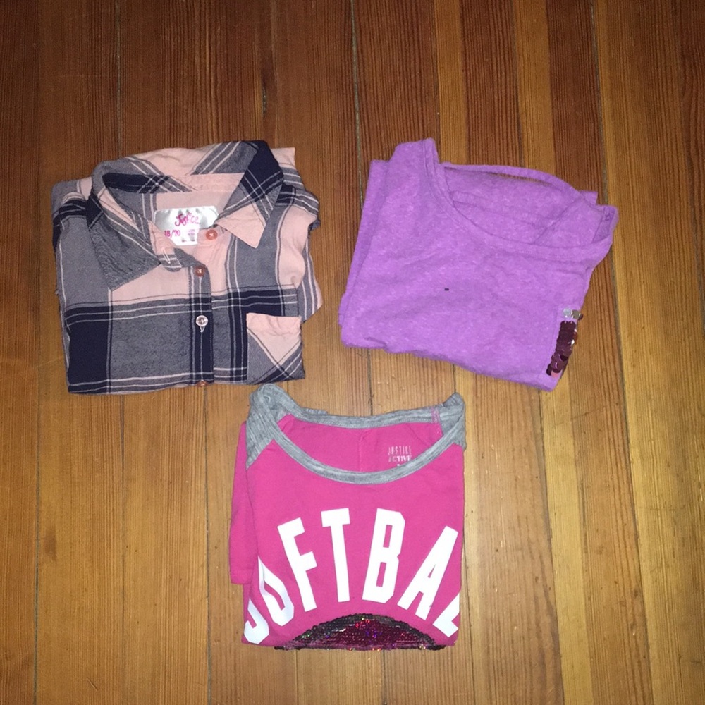 Three  girls tops all in excellent condition